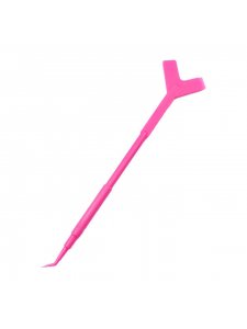 Паличка-тримач для ламінації вій, матеріал: пластик, колір: рожевий